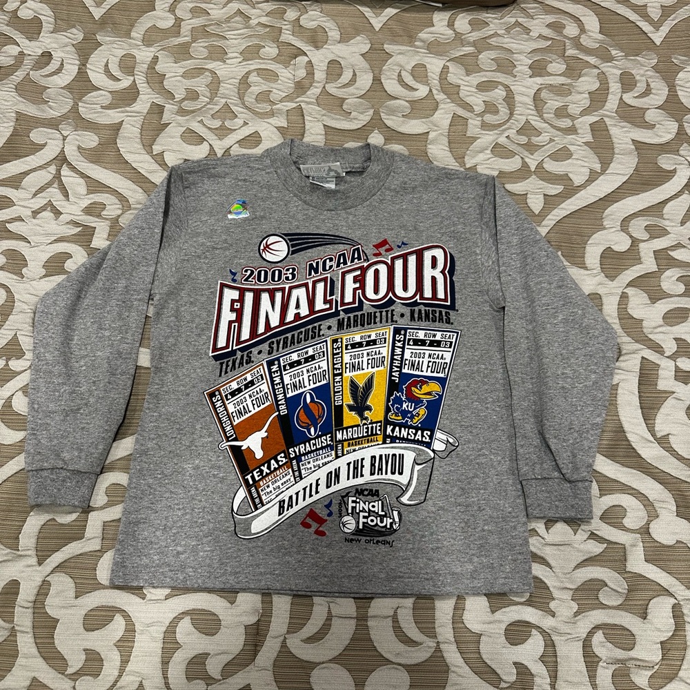 2003 NCAA Final Four Kids Long Sleeve Tee - Picture 6 of 8